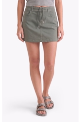 Saia Jogging Color Emma Preppy Verde Oliva
