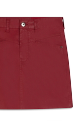 Saia Leather Denim Zoe Magenta