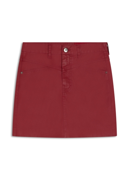 Saia Leather Denim Zoe Magenta