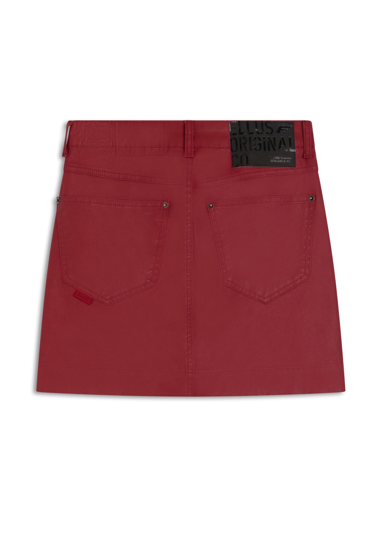 Saia Leather Denim Zoe Magenta