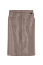 Saia Leather Like Slit Midi Mouse