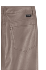 Saia Leather Like Slit Midi Mouse