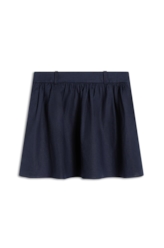Saia Linen Blend Knee Dark Navy