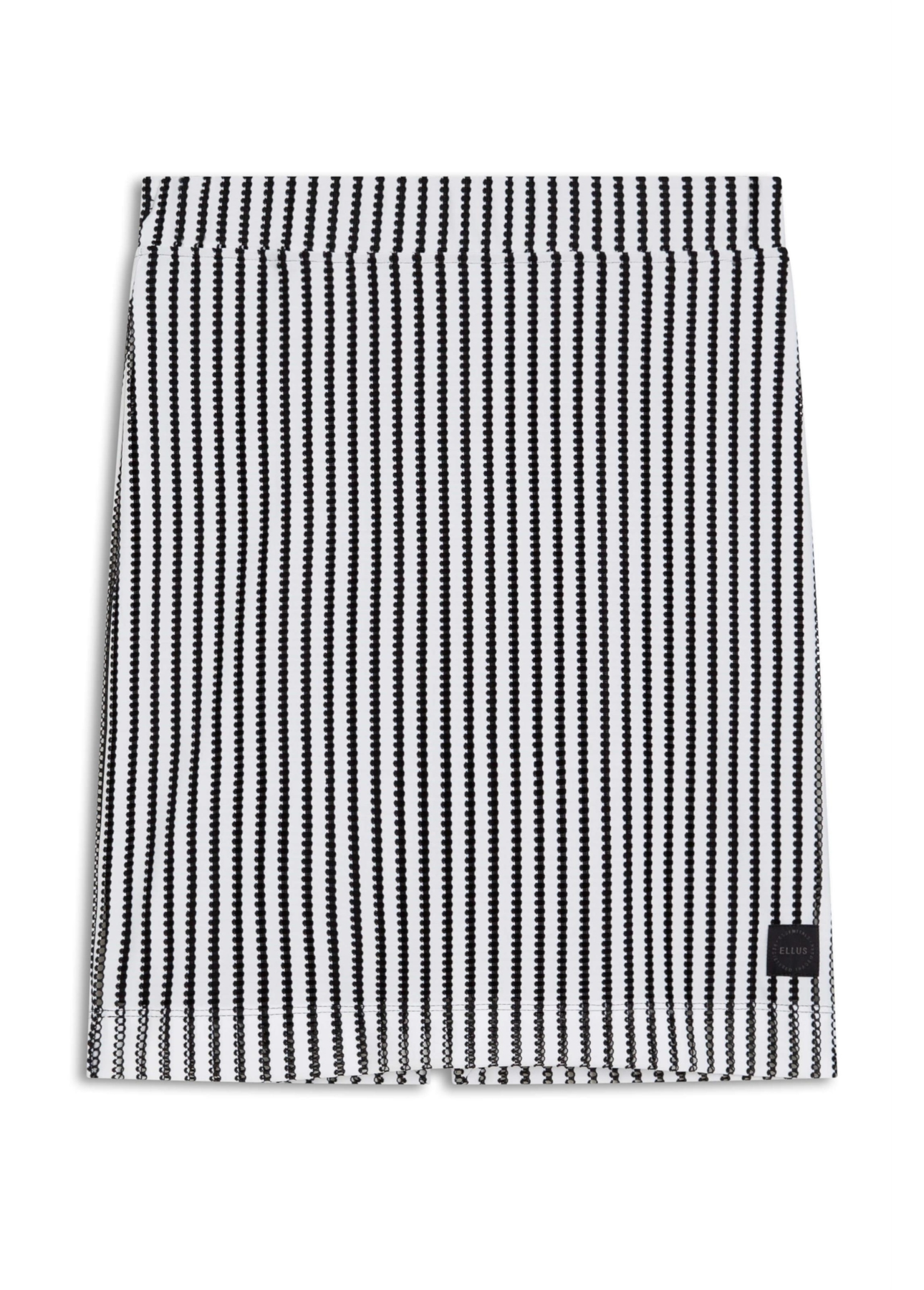 Saia Malha Chain Stripes Slim Off White