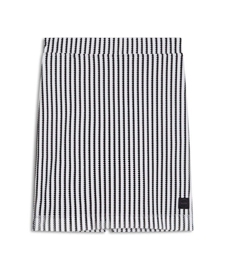 Saia Malha Chain Stripes Slim Off White