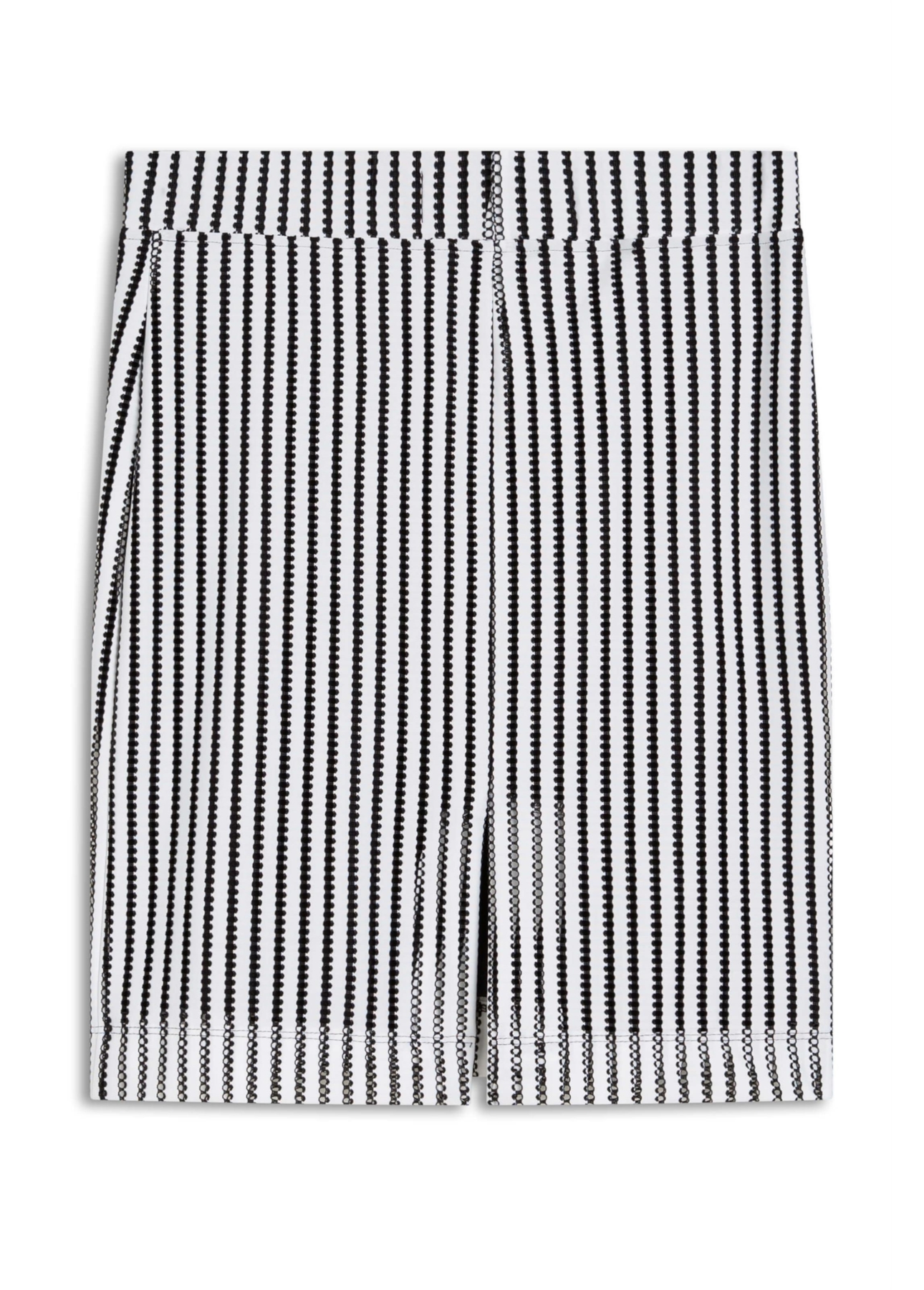 Saia Malha Chain Stripes Slim Off White