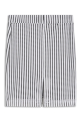 Saia Malha Chain Stripes Slim Off White