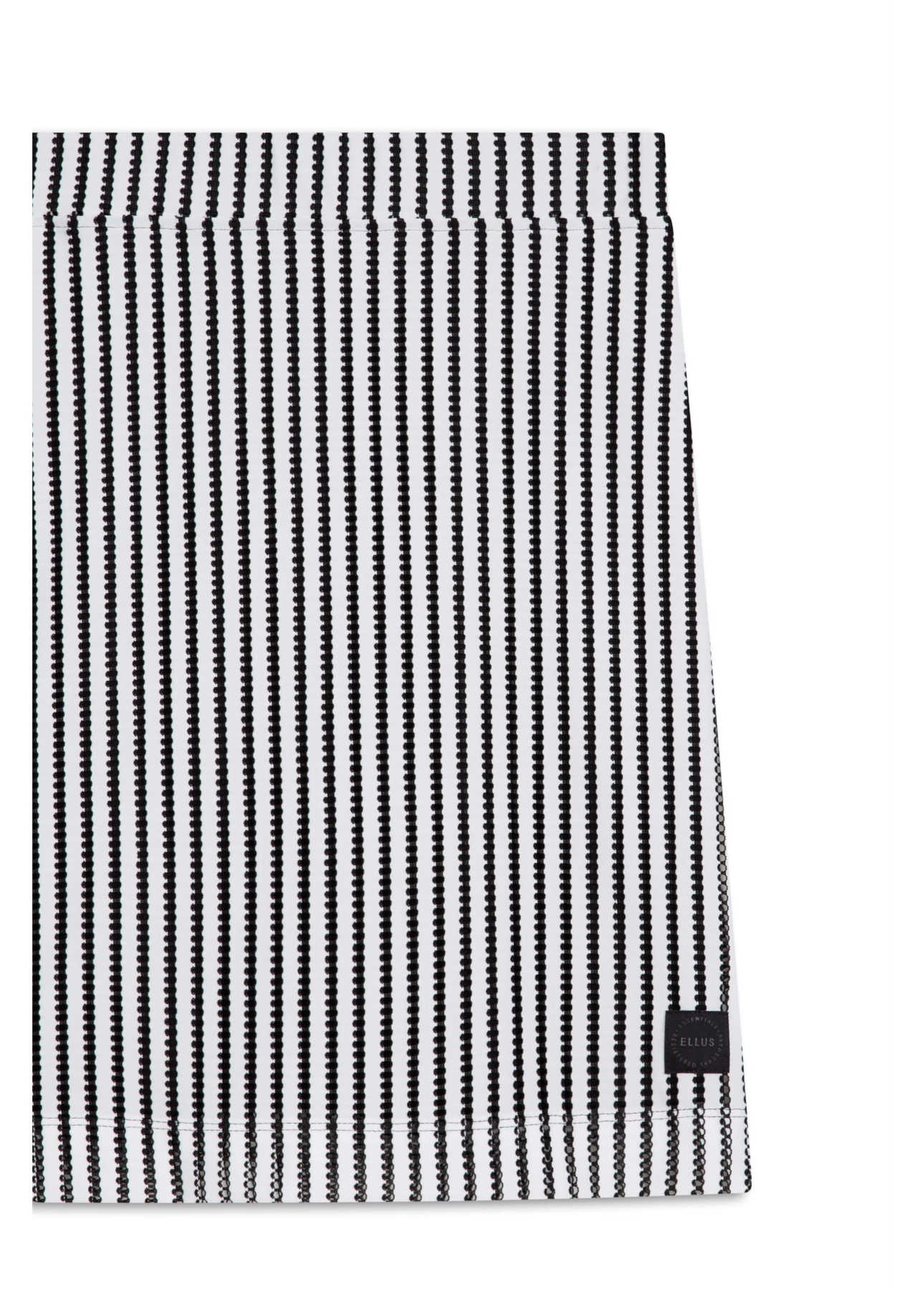 Saia Malha Chain Stripes Slim Off White