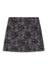 Saia Metal Tweed Straight Preto