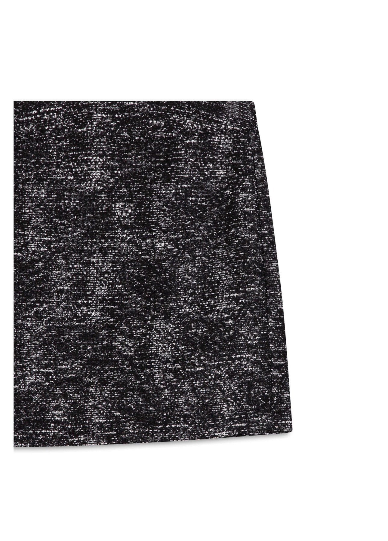 Saia Metal Tweed Straight Preto