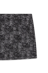 Saia Metal Tweed Straight Preto