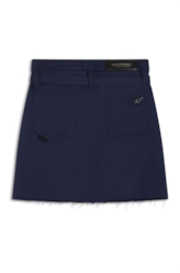 Saia Moletom Original Evasê Dark Navy