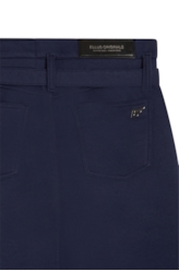 Saia Moletom Original Evasê Dark Navy