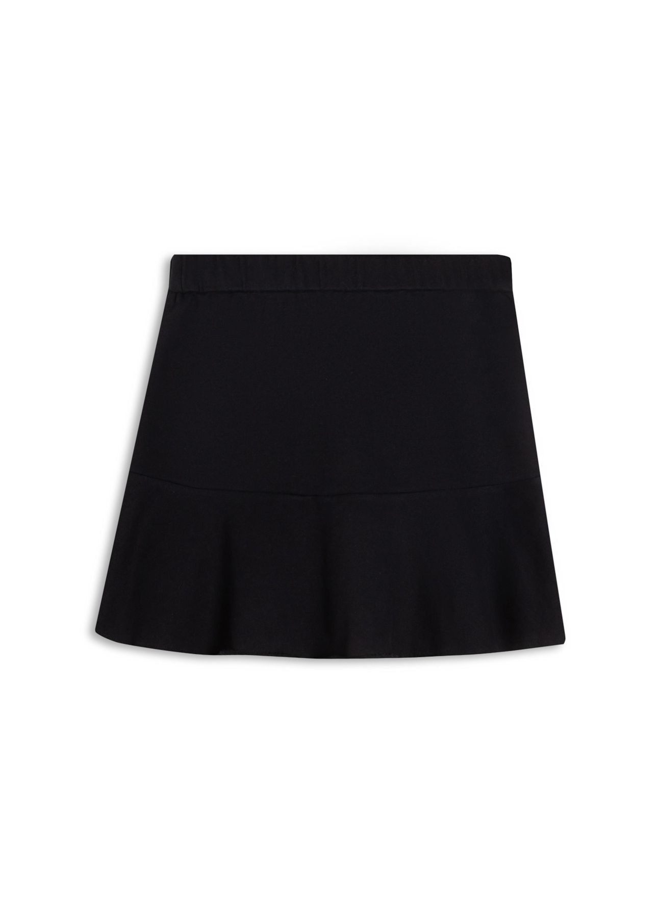 Saia Moletom Original Ruffle Evasê Preto