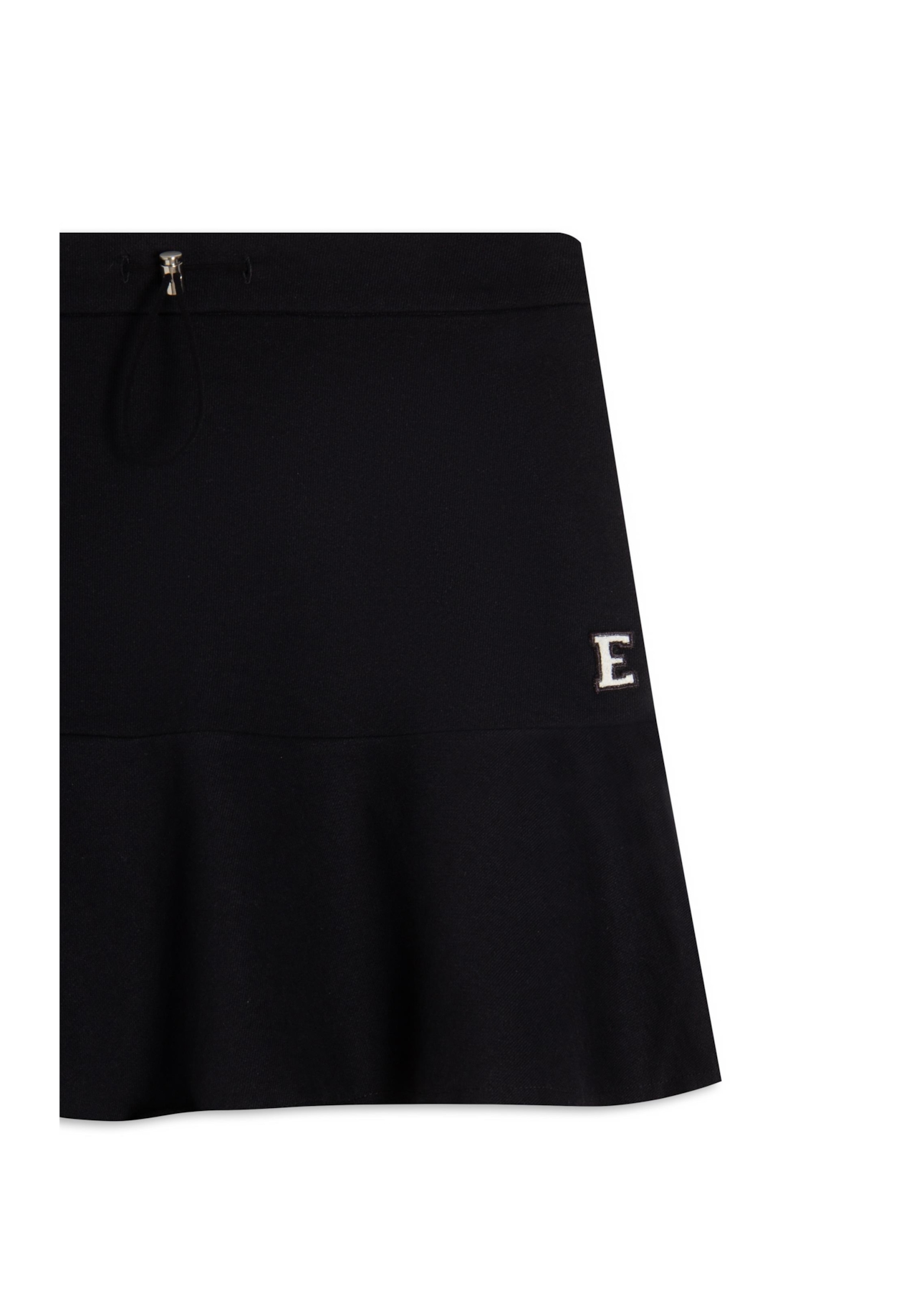 Saia Moletom Original Ruffle Evasê Preto