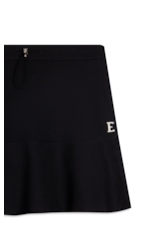 Saia Moletom Original Ruffle Evasê Preto