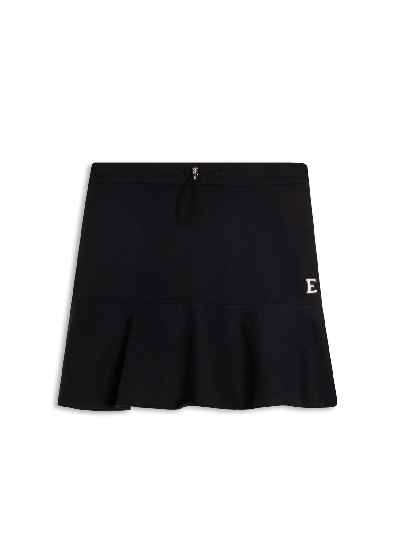 Saia Moletom Original Ruffle Evasê Preto