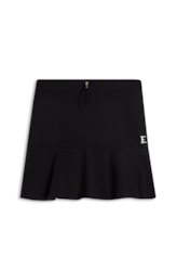 Saia Moletom Original Ruffle Evasê Preto