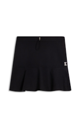 Saia Moletom Original Ruffle Evasê Preto