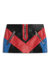 Saia Motorcyle Leather Skirt Padrao 3