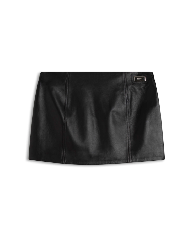 Saia Motorcyle Leather Skirt Padrao 3