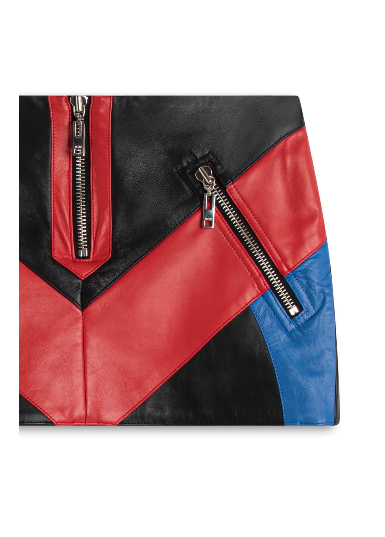 Saia Motorcyle Leather Skirt Padrao 3