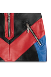 Saia Motorcyle Leather Skirt Padrao 3