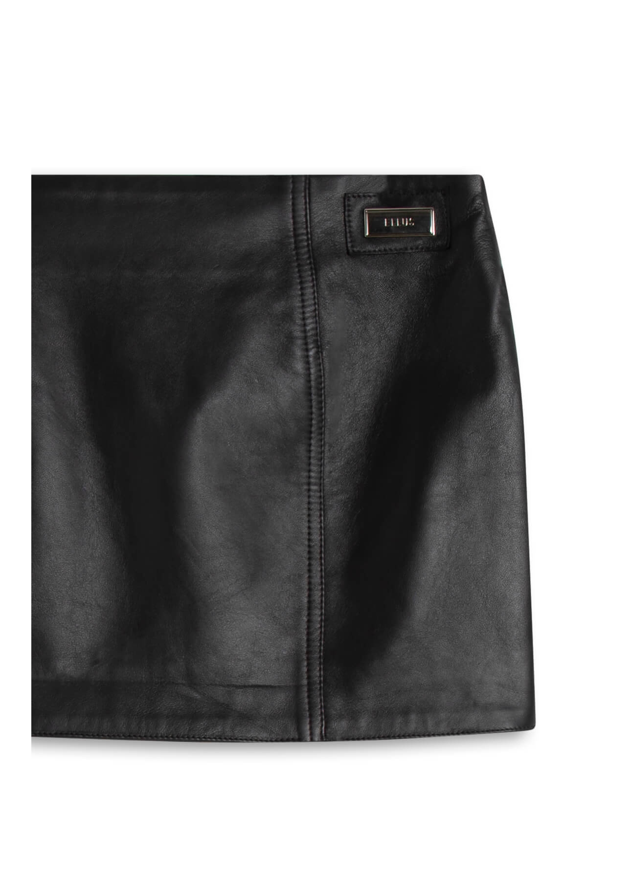 Saia Motorcyle Leather Skirt Padrao 3