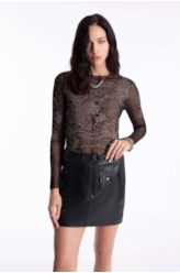 Saia Natural Leather Motorcycle Preto