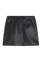 Saia Natural Leather Motorcycle Preto