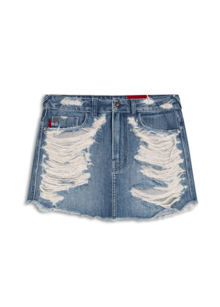 Saia Nina Desert Denim 1829 Lav.Medio C/ Puidos