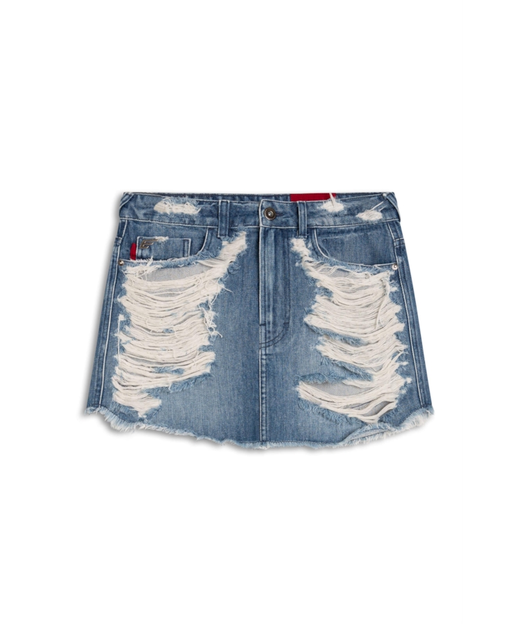 Saia Nina Desert Denim 1829 Lav.Medio C/ Puidos