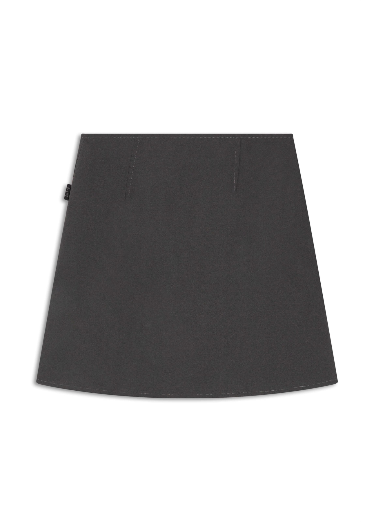 Saia Ny Twill Pleat Buttons Cinza Medio