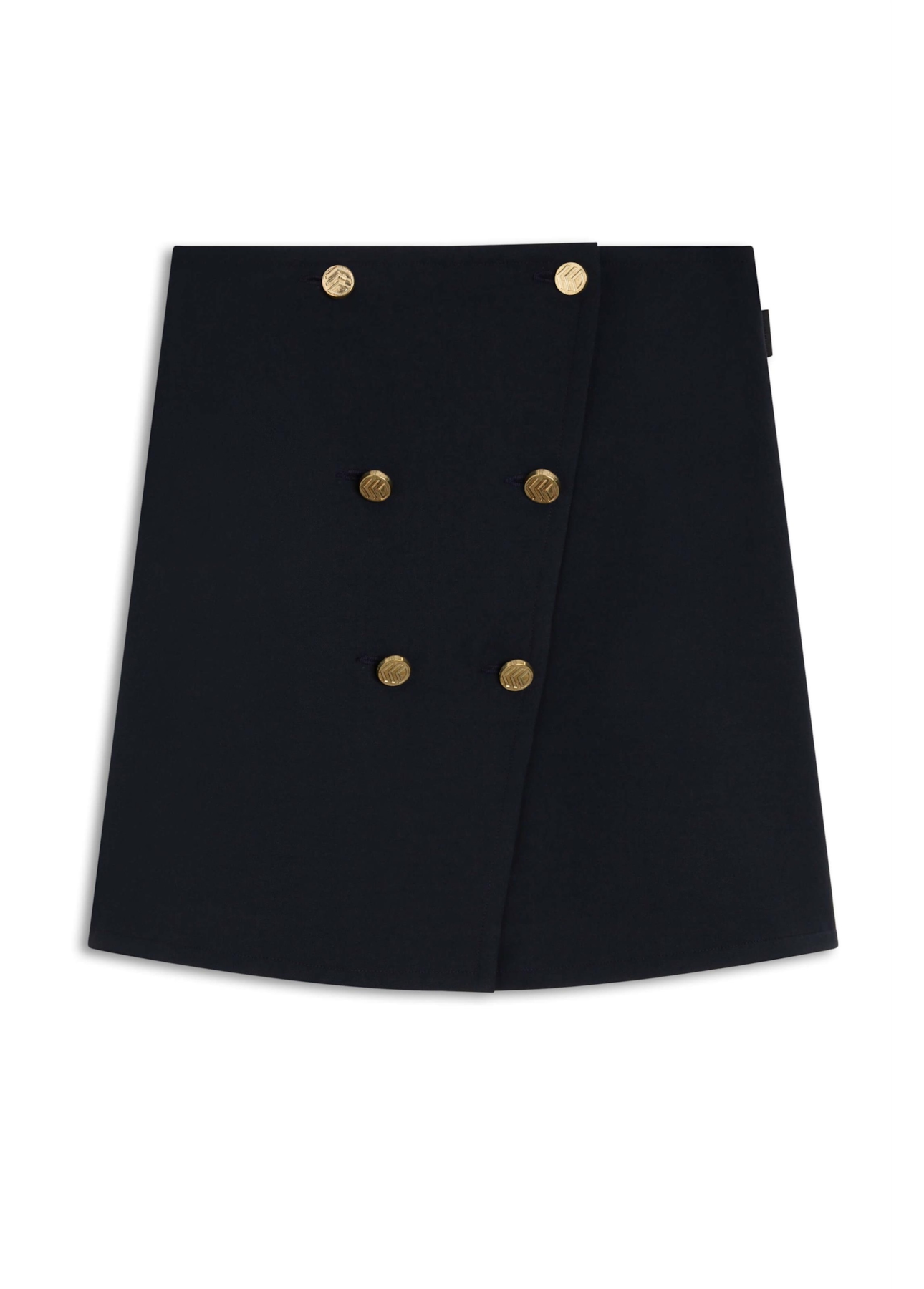 Saia Ny Twill Pleat Buttons Marinho