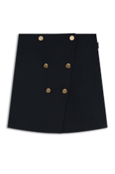 Saia Ny Twill Pleat Buttons Marinho
