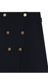 Saia Ny Twill Pleat Buttons Marinho