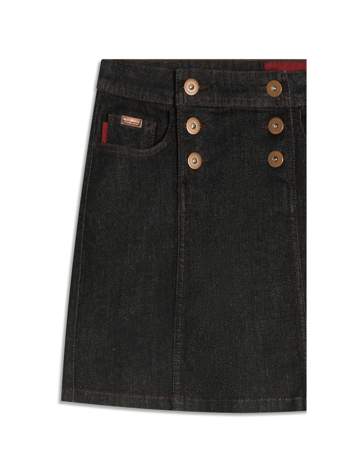 Saia Ocean Elastic Botoes  Amaciado