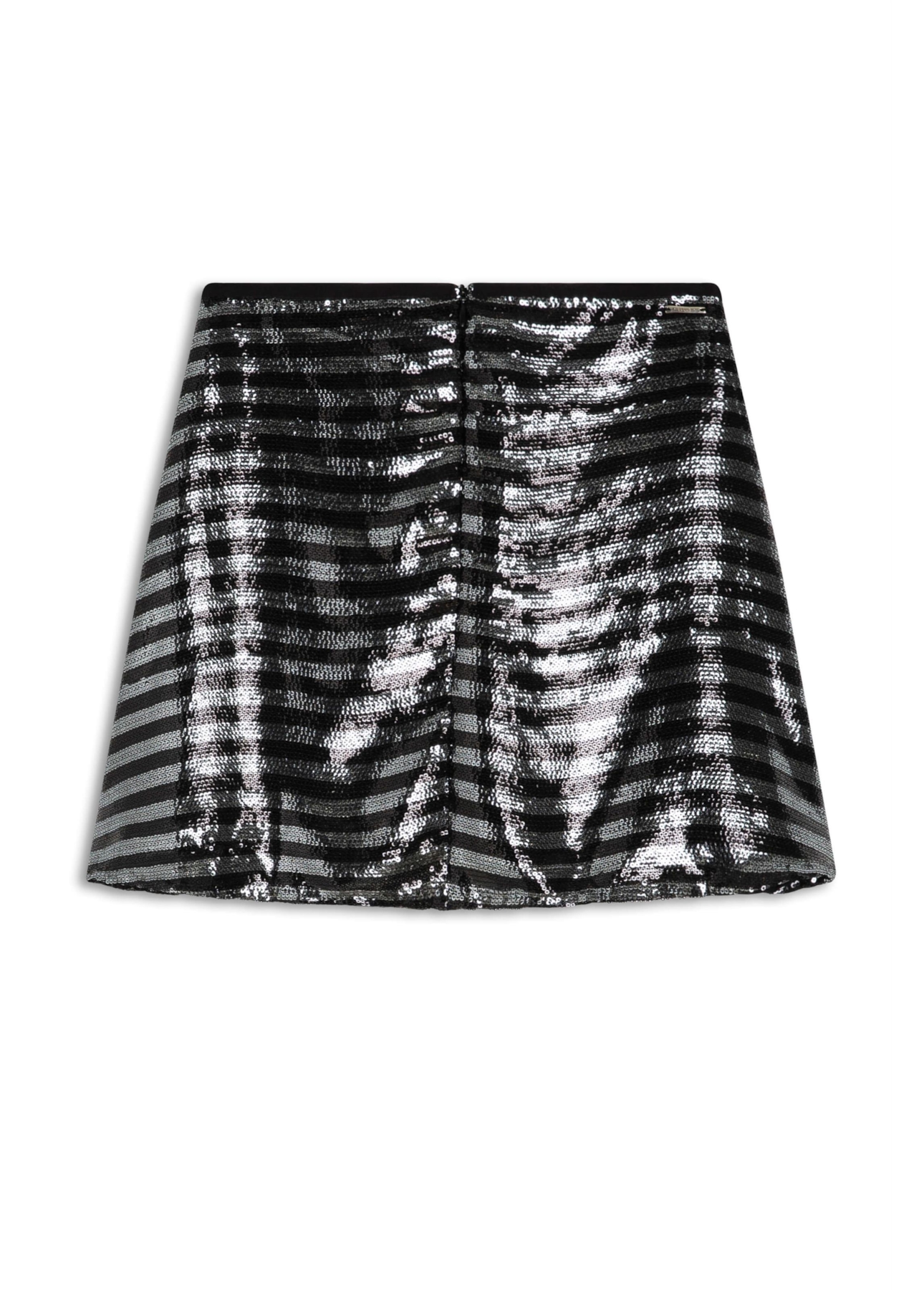 Saia Paete Stripes Gode Preto