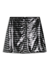 Saia Paete Stripes Gode Preto