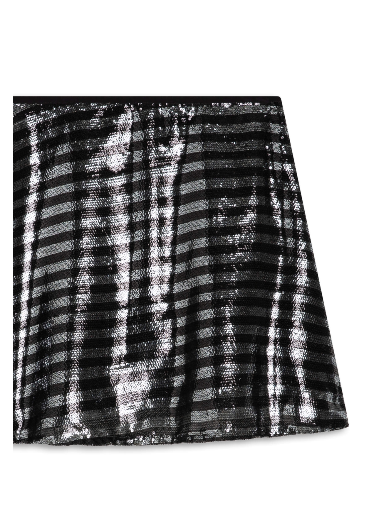 Saia Paete Stripes Gode Preto