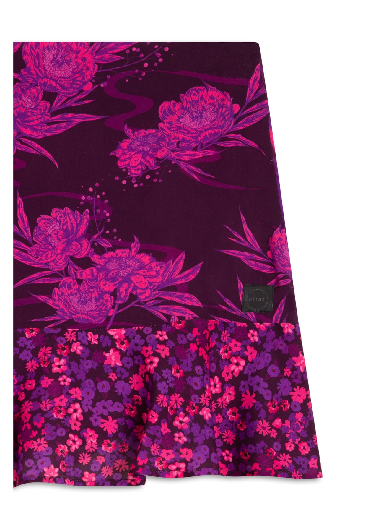 Saia Peony Mix Ruffle Evase Pink