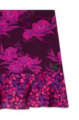 Saia Peony Mix Ruffle Evase Pink