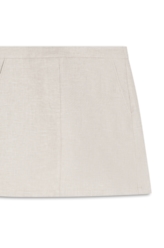 Saia Princetown Mini Skirt Caqui