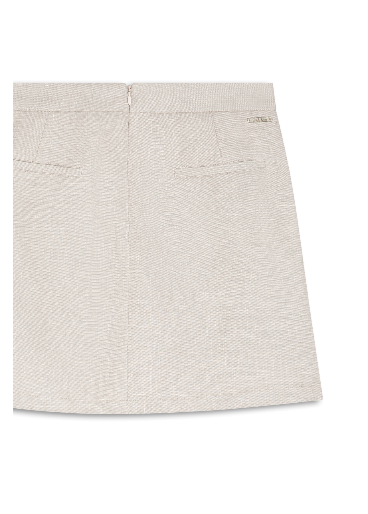 Saia Princetown Mini Skirt Caqui