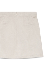 Saia Princetown Mini Skirt Caqui