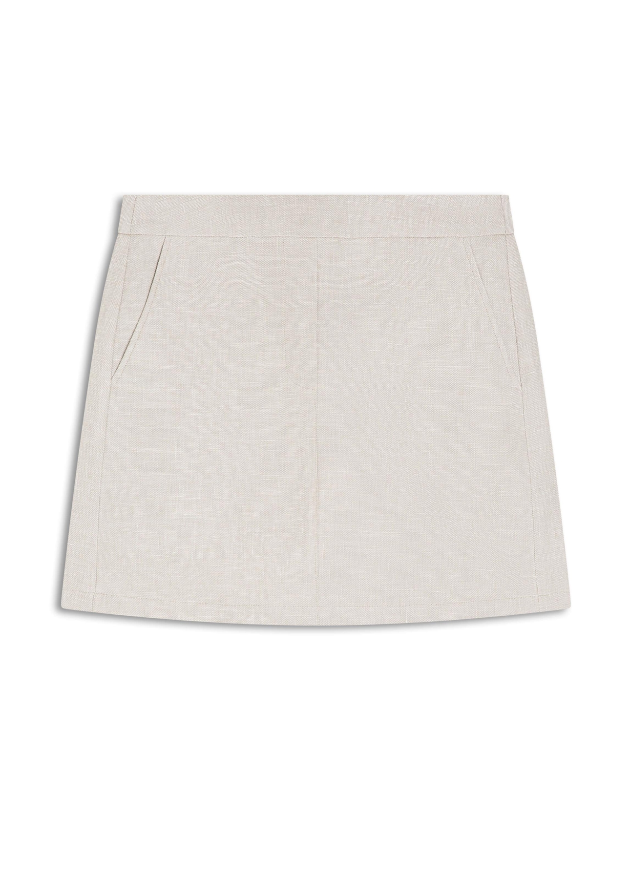 Saia Princetown Mini Skirt Caqui