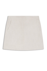 Saia Princetown Mini Skirt Caqui