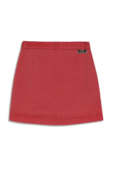Saia Sarja Rain Envelope Transpasse Vermelho Claro