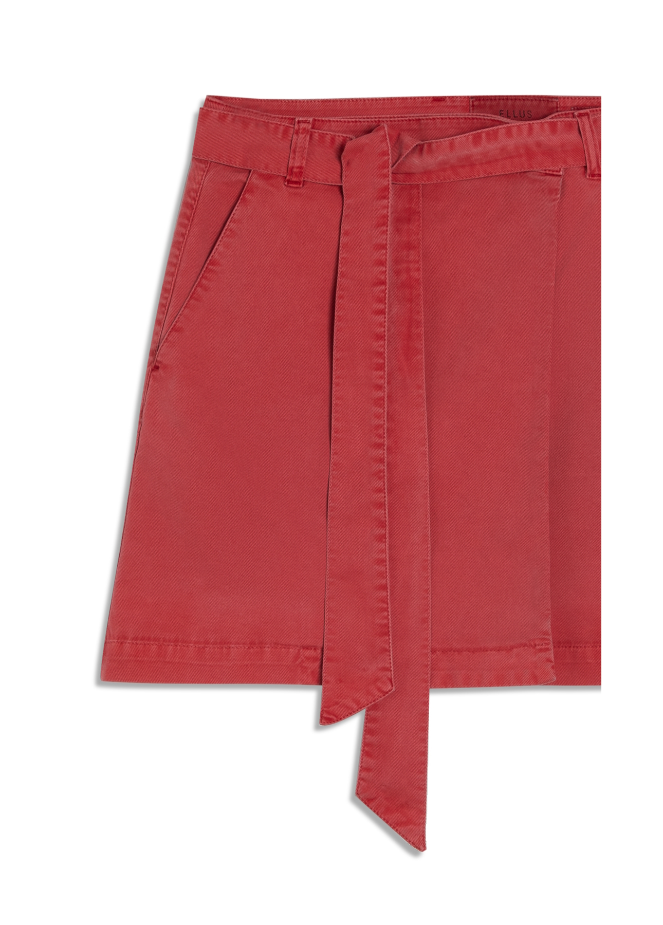 Saia Sarja Rain Envelope Transpasse Vermelho Claro