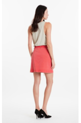 Saia Sarja Rain Envelope Transpasse Vermelho Claro